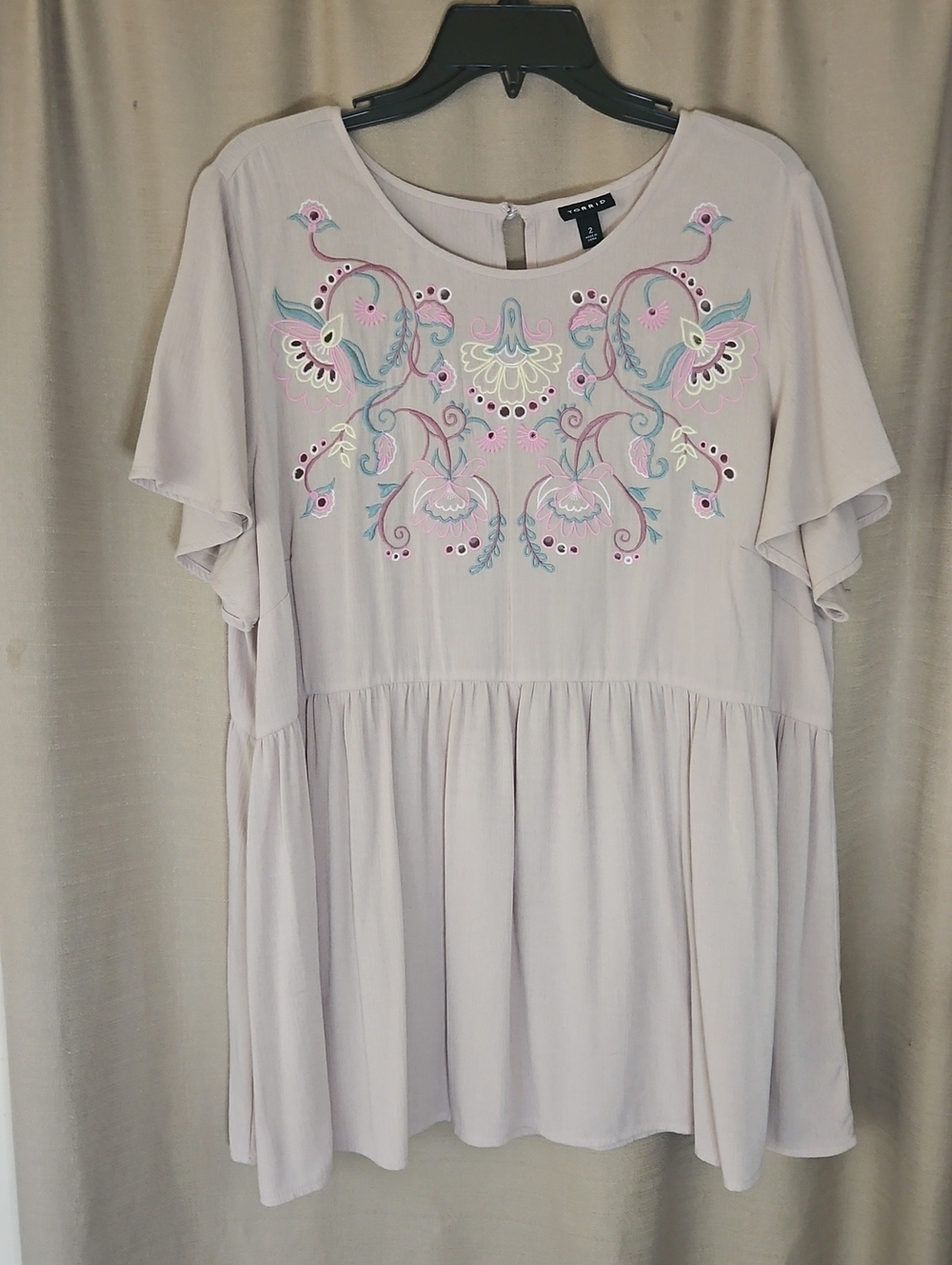 NWOT Torrid Babydoll Top